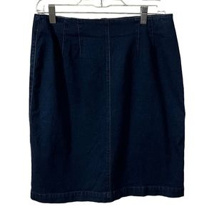 Talbots Denim Midi Skirt Size 10